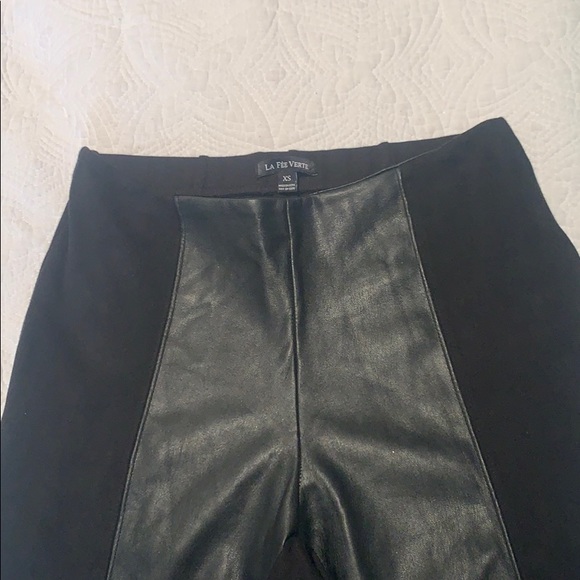La Fée Verte Leather leggings - Picture 2 of 4
